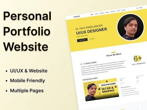 Personal and Portfolio Website Design Services