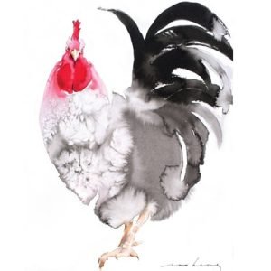 Rooster Charm Drawing
