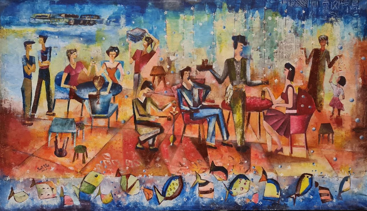 Old Egyptin cafe