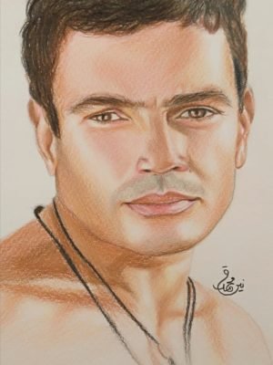 portrait famous actors and singers