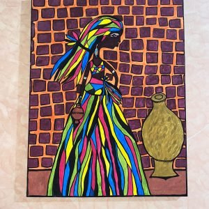 The black young woman