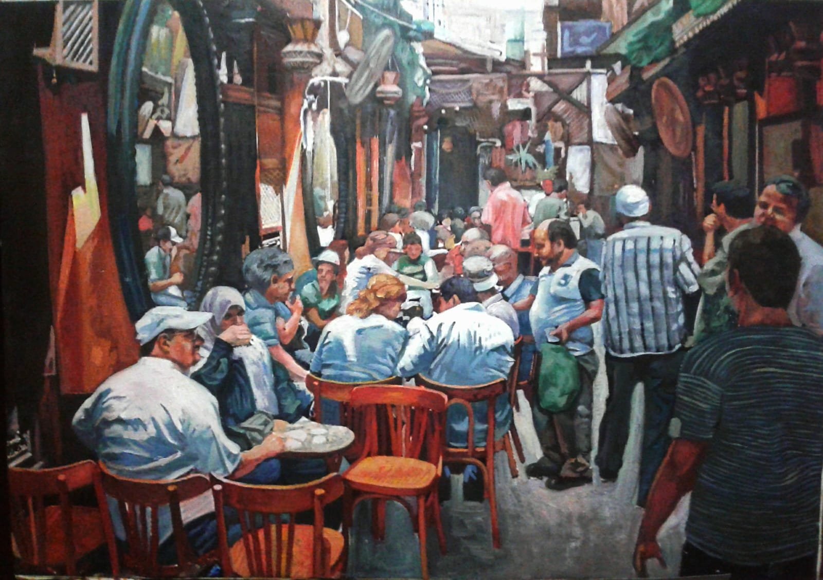 A view of Al-Fishawi Café in Khan Al-Khalili, Fatimid Cairo