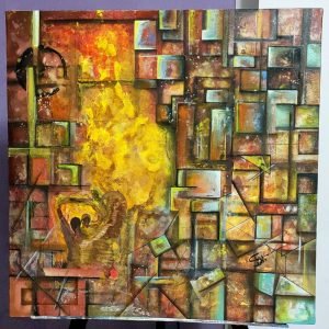 contemporary cubist artwork