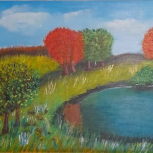 Colorful grassland
