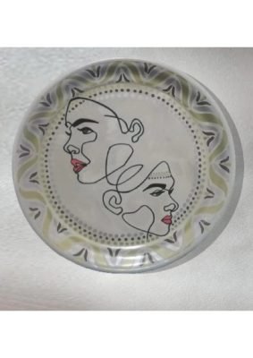 Handmade tray painting