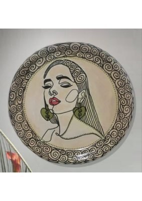 Handmade tray painting
