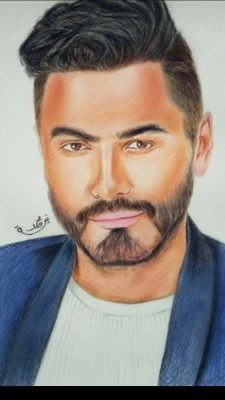 portrait famous actors and singers